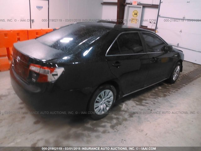4T1BD1FK5CU053913 - 2012 TOYOTA CAMRY HYBRID/LE/XLE 黑色 照片 4