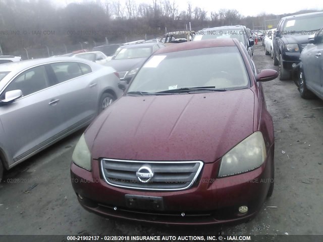 1N4AL11D36C239252 - 2006 NISSAN ALTIMA S/SL RED photo 6