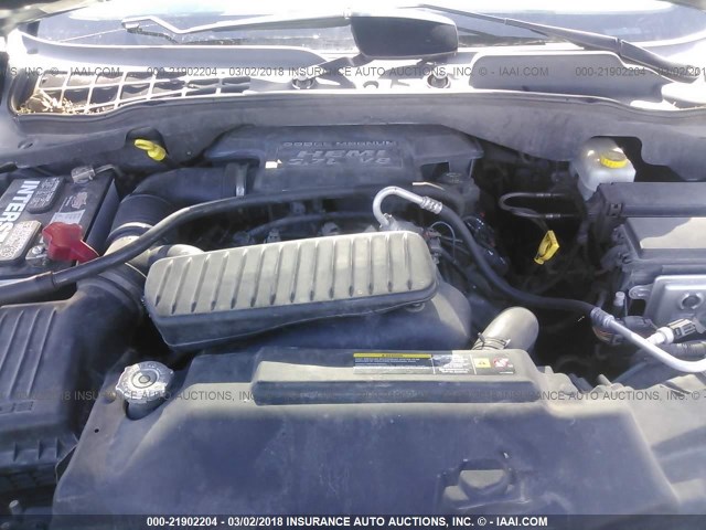 1D4HB58D55F587868 - 2005 DODGE DURANGO LIMITED BLACK photo 10