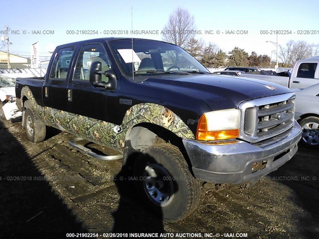 1FTNW21L5YEE24118 - 2000 FORD F250 SUPER DUTY Dark Blue photo 1