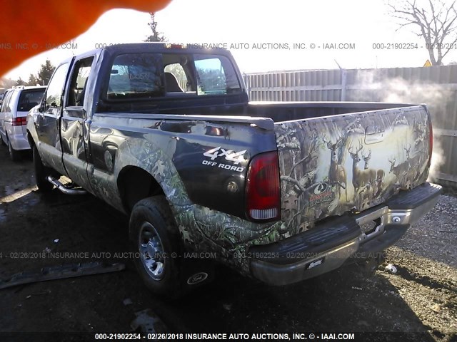 1FTNW21L5YEE24118 - 2000 FORD F250 SUPER DUTY Dark Blue photo 3