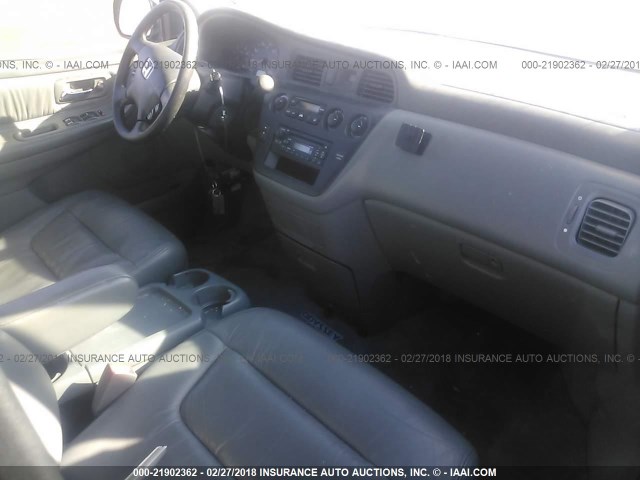 5FNRL18974B020356 - 2004 HONDA ODYSSEY EXL ლურჯი ფოტო 5