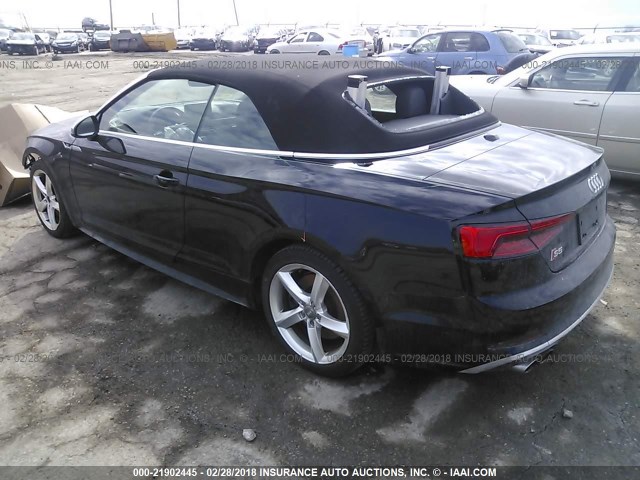 WAU24GF50JN003507 - 2018 AUDI S5 PRESTIGE BLACK photo 3