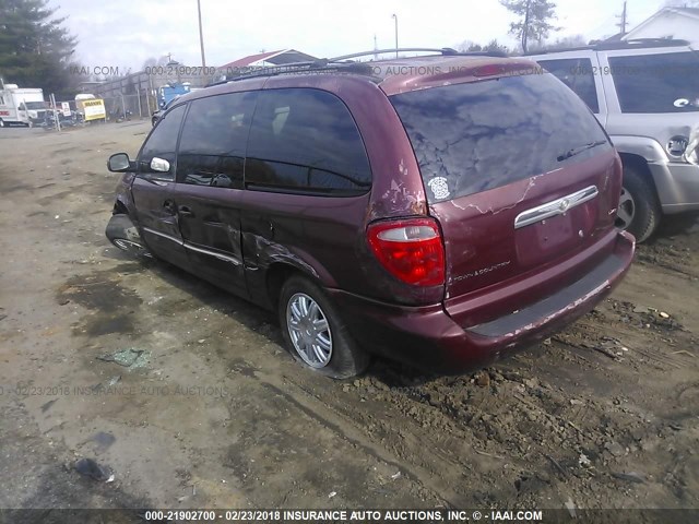 2C4GP54L22R583305 - 2002 CHRYSLER TOWN & COUNTRY LXI BURGUNDY photo 3