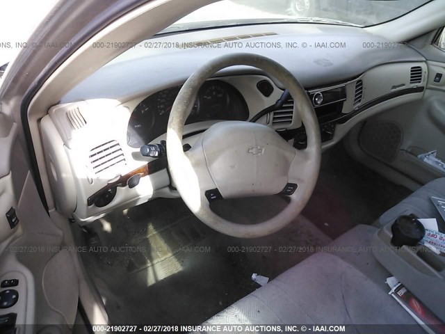 2G1WF52E139224380 - 2003 CHEVROLET IMPALA GOLD photo 5