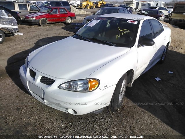 1G2NF52E14C211498 - 2004 PONTIAC GRAND AM SE1 WHITE photo 2