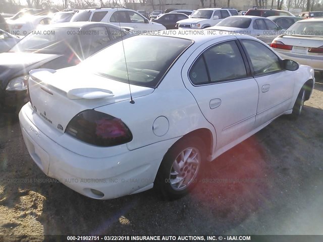 1G2NF52E14C211498 - 2004 PONTIAC GRAND AM SE1 WHITE photo 4