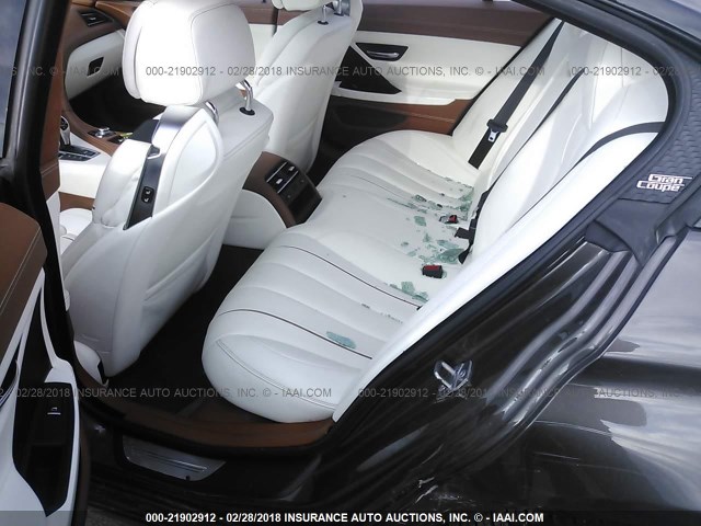 WBA6B4C50DD098316 - 2013 BMW 650 XI GRAY photo 8