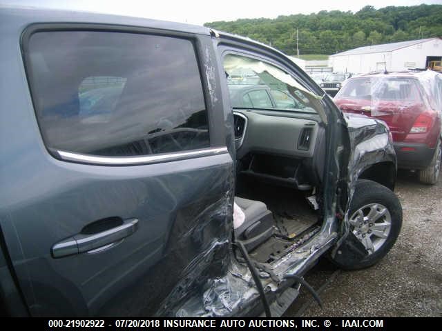 1GCGTBE34F1126451 - 2015 CHEVROLET COLORADO LT GRAY photo 6