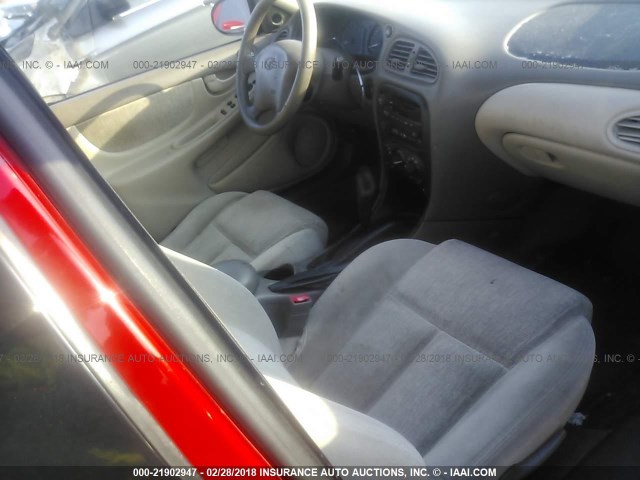 1G3NL52F63C221200 - 2003 OLDSMOBILE ALERO GL RED photo 5