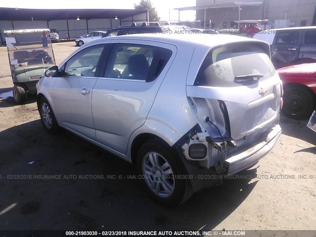 1G1JC6SH0G4154723 - 2016 CHEVROLET SONIC LT SILVER photo 3