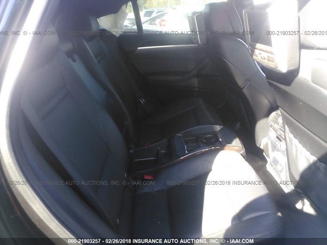 5UXFG8C56ALZ94874 - 2010 BMW X6 XDRIVE50I BLACK photo 8