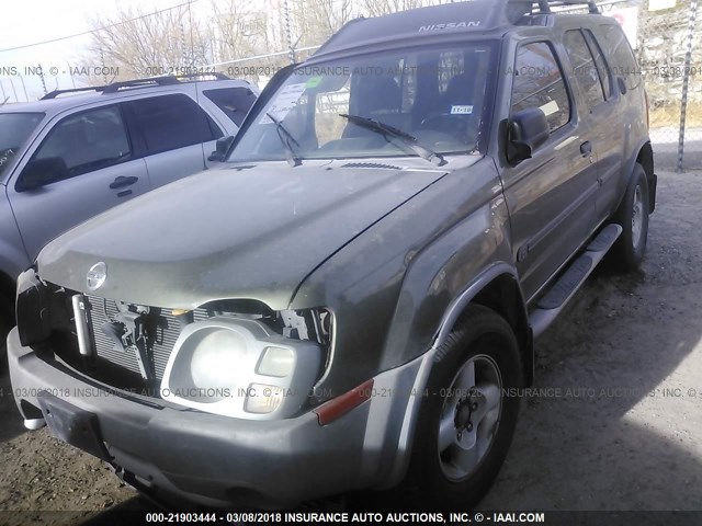 5N1ED28T83C704384 - 2003 NISSAN XTERRA XE/SE GREEN photo 2