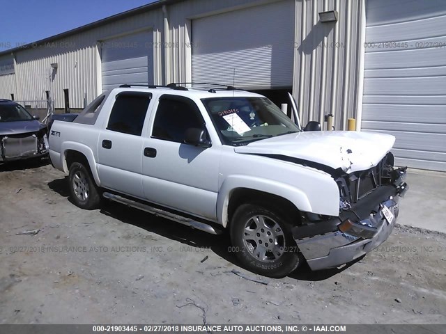 3GNEC12T44G109676 - 2004 CHEVROLET AVALANCHE C1500 WHITE photo 1