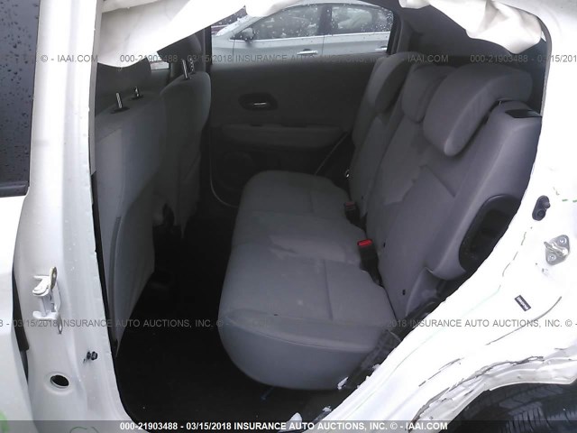 3CZRU6H32GM754208 - 2016 HONDA HR-V LX WHITE photo 8