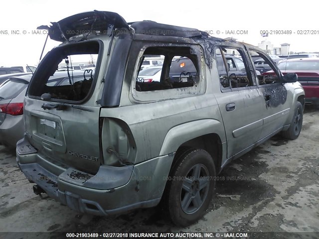 1GNES16S436207563 - 2003 CHEVROLET TRAILBLAZER EXT GREEN photo 4