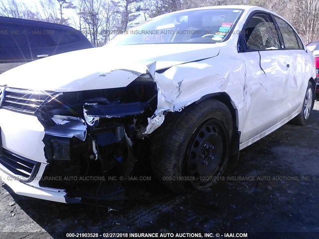 3VW1K7AJ3CM344144 - 2012 VOLKSWAGEN JETTA S 白色 照片 6