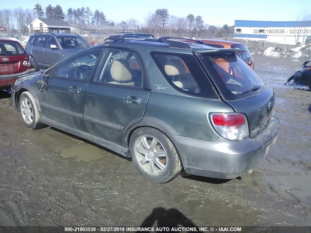 JF1GG686X6H810158 - 2006 SUBARU IMPREZA OUTBACK SPORT/OUTBACK SPC GRAY photo 3