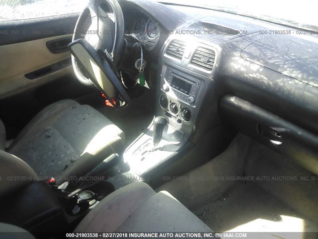 JF1GG686X6H810158 - 2006 SUBARU IMPREZA OUTBACK SPORT/OUTBACK SPC GRAY photo 5