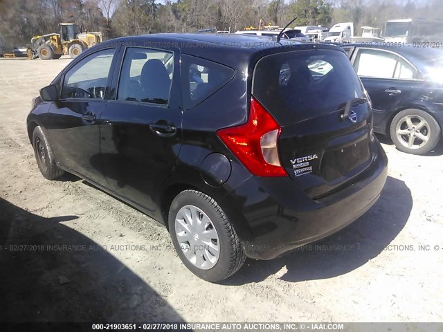 3N1CE2CP7FL411333 - 2015 NISSAN VERSA NOTE S/S PLUS/SV/SL/SR BLACK photo 3