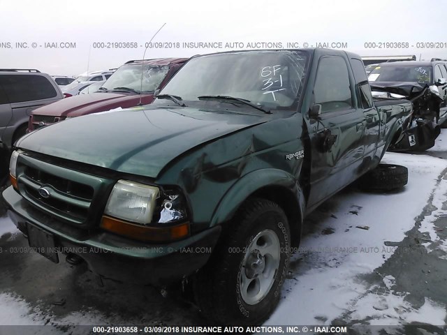 1FTZR15X9XPA65231 - 1999 FORD RANGER SUPER CAB GREEN photo 6