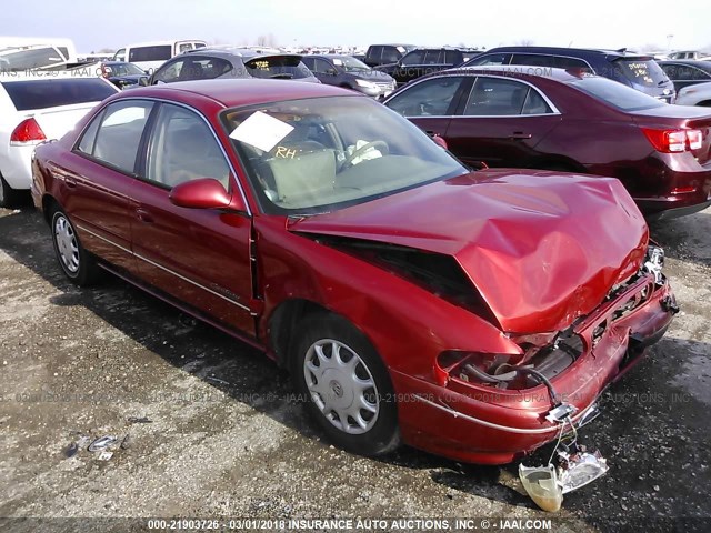 2G4WS52M9W1594940 - 1998 BUICK CENTURY CUSTOM RED photo 1