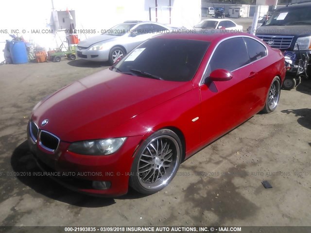 WBAWV13527PK48998 - 2007 BMW 328 I SULEV RED photo 2