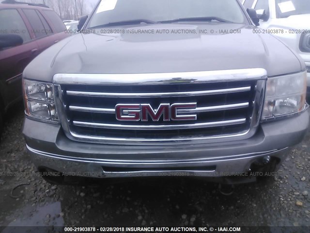 3GTP2VE79DG269661 - 2013 GMC SIERRA K1500 SLE GRAY photo 6