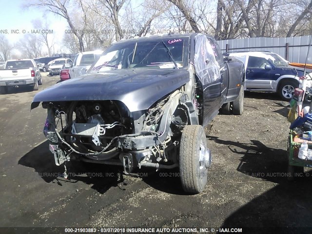 3C63RRLL4EG295076 - 2014 RAM 3500 SLT GRAY photo 2