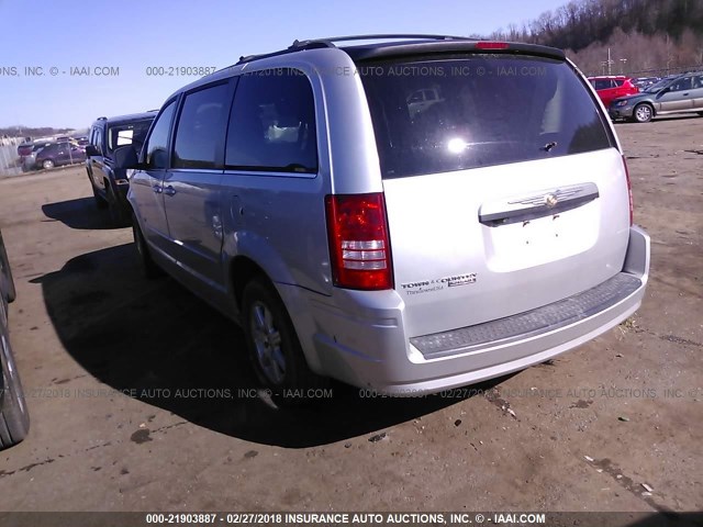 2A8HR54P38R719864 - 2008 CHRYSLER TOWN & COUNTRY TOURING SILVER photo 3