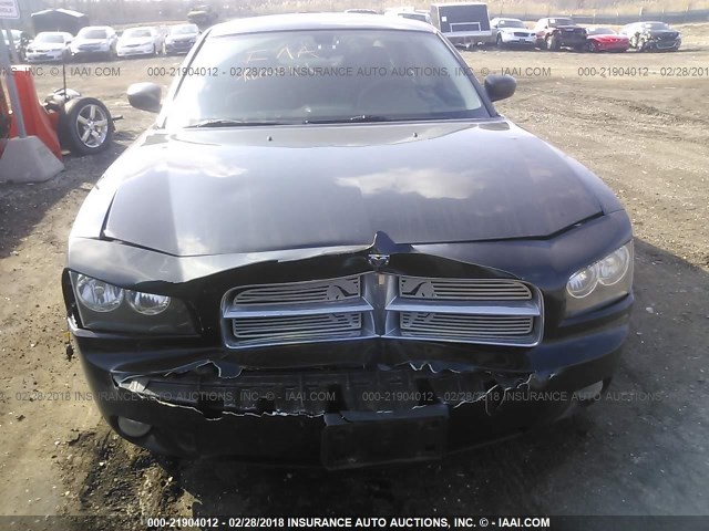 2B3KA33V49H524163 - 2009 DODGE CHARGER SXT BLACK photo 6