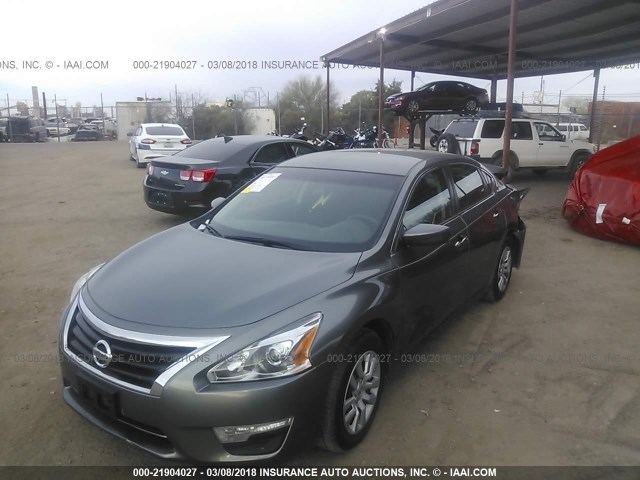 1N4AL3AP9FC445617 - 2015 NISSAN ALTIMA 2.5/S/SV/SL GRAY photo 2