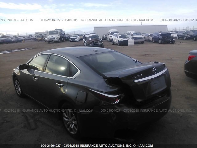 1N4AL3AP9FC445617 - 2015 NISSAN ALTIMA 2.5/S/SV/SL GRAY photo 3