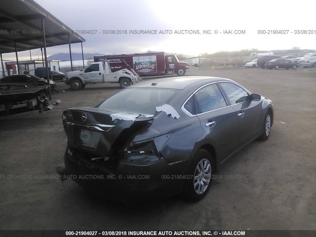 1N4AL3AP9FC445617 - 2015 NISSAN ALTIMA 2.5/S/SV/SL GRAY photo 4