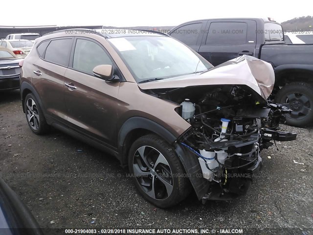 KM8J33A23GU053481 - 2016 HYUNDAI TUCSON LIMITED/SPORT AND ECO/SE BROWN photo 1