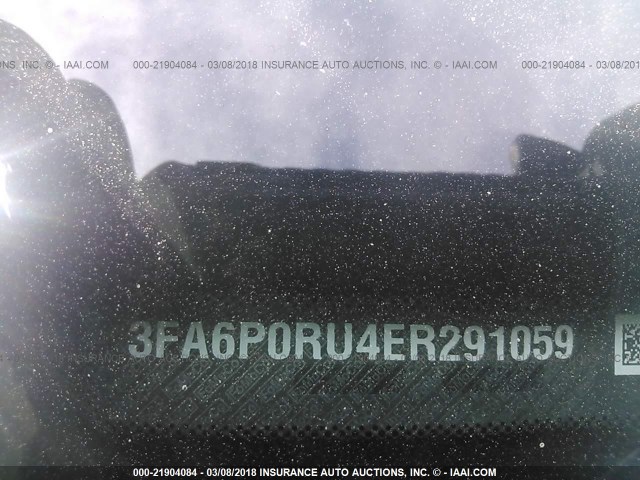 3FA6P0RU4ER291059 - 2014 FORD FUSION TITANIUM HEV GRAY photo 9