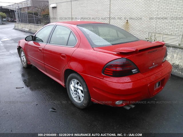 1G2NF52E03C330867 - 2003 PONTIAC GRAND AM SE1 RED photo 3