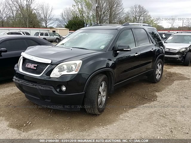 1GKKRREDXBJ217006 - 2011 GMC ACADIA SLT-1 Schwarz Foto 2