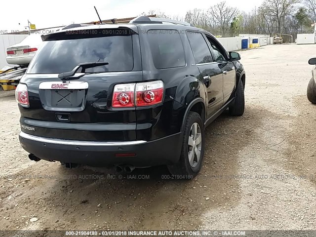 1GKKRREDXBJ217006 - 2011 GMC ACADIA SLT-1 BLACK photo 4