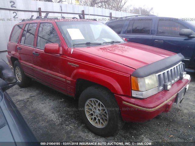 1J4GZ78Y0RC144399 - 1994 JEEP GRAND CHEROKEE LIMITED RED photo 1