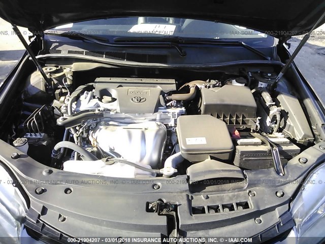 4T1BF1FK7HU743292 - 2017 TOYOTA CAMRY LE/XLE/SE/XSE BLACK photo 10