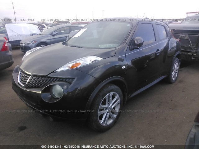 JN8AF5MR6BT018131 - 2011 NISSAN JUKE S/SV/SL Dark Brown photo 2