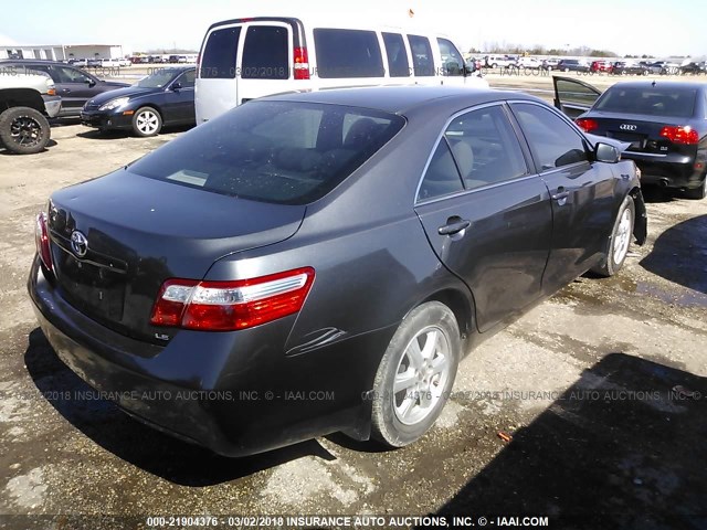 4T1BE46K87U086277 - 2007 TOYOTA CAMRY NEW GENERAT CE/LE/XLE/SE GRAY photo 4