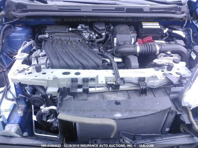 3N1CE2CP1GL371588 - 2016 NISSAN VERSA NOTE S/S PLUS/SV/SL/SR BLUE photo 10