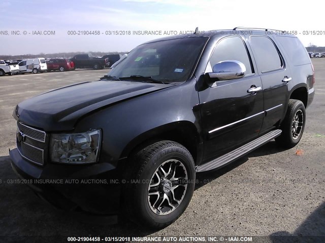 1GNFC13C58R130464 - 2008 CHEVROLET TAHOE C1500 BLACK photo 2