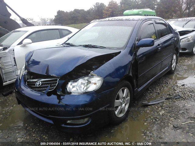 2T1BR32E67C777789 - 2007 TOYOTA COROLLA CE/LE/S BLUE photo 2