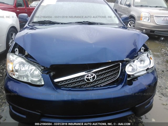 2T1BR32E67C777789 - 2007 TOYOTA COROLLA CE/LE/S BLUE photo 6