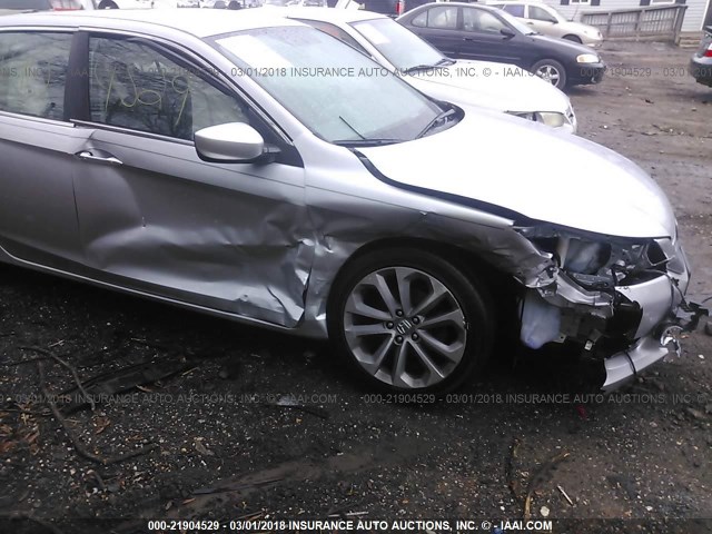 1HGCR2F5XDA218403 - 2013 HONDA ACCORD SPORT 银色 照片 6