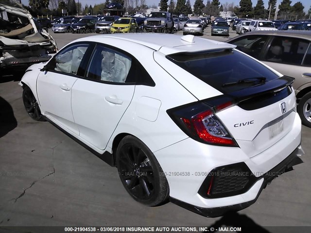 SHHFK7H40HU403542 - 2017 HONDA CIVIC SPORT 白色 照片 3