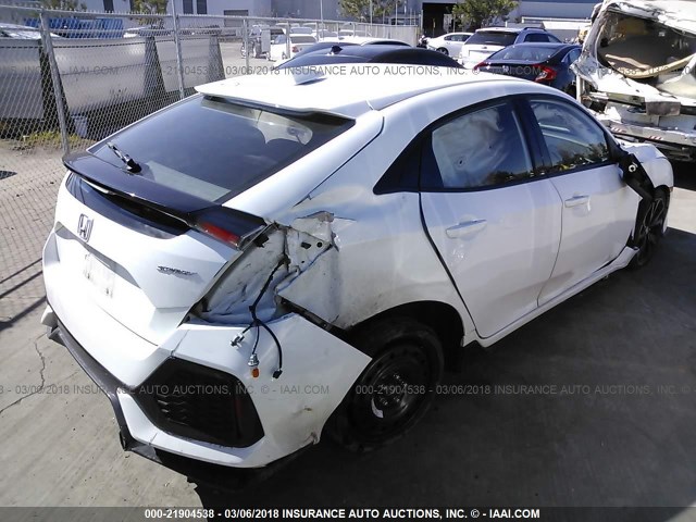 SHHFK7H40HU403542 - 2017 HONDA CIVIC SPORT 白色 照片 4